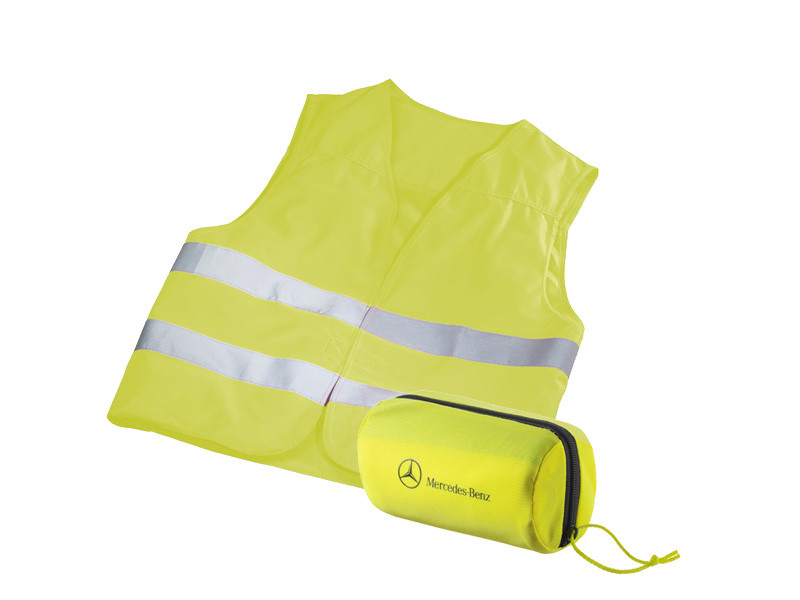 Veste homme training jaune fluo logo AMG Mercedes E168-3
