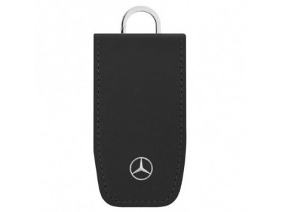 Housse clés cuir noir Mercedes-Benz 6e génération