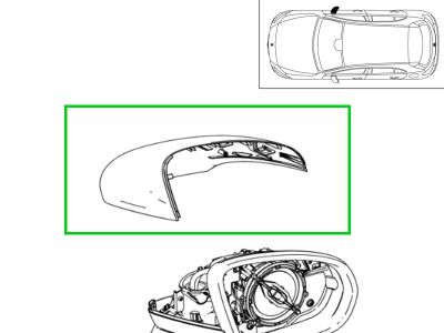 Couvercle de RéTroviseur LatéRal en Fibre de Carbone pour Mercedes Benz  W218 W221 W246 W117 W204 A45 S C 63 AMG