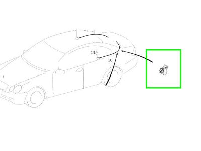 DISPOSITIF D'AMORTISSEMENT SUR FILTRE A AIR GLK W204 Mercedes-Benz