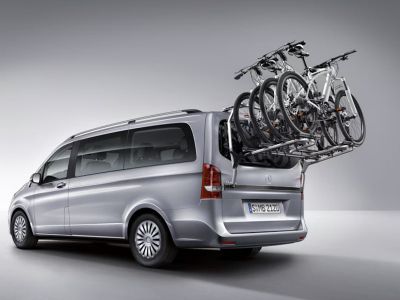 Porte-vélos arrière sur hayon pour 4 Vélos Classe V / EQV / Vito / eVito / Marco Polo Mercedes-Benz