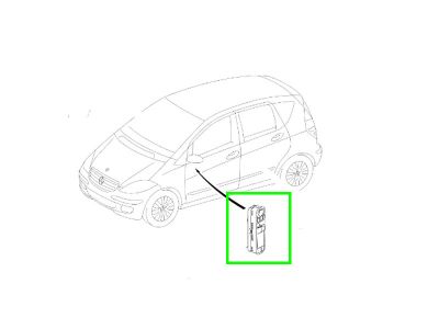 Appareil Commande Bouton Vitre Porte Gauche Conducteur Classe A W169 Mercedes-Benz