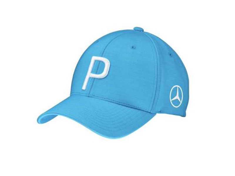 Casquette de golf, Puma  - Aqua Blue, Polyester / ElasthanneMercedes-Benz