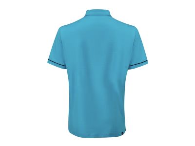 Polo de golf bleu blanc homme, Colorblock Mercedes-Benz