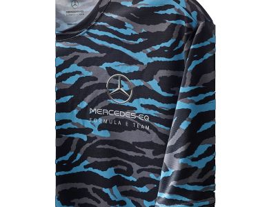 T-shirt noir/bleu/argenté Mercedes-EQ FORMULA E TEAM