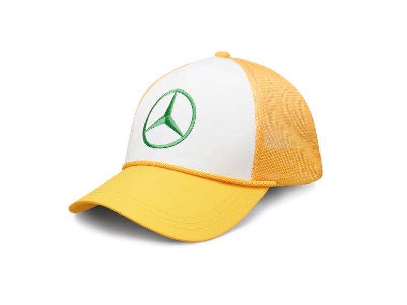 Casquette Jaune Lewis Hamilton Special Edition Silverstone 2024 Mercedes-AMG F1