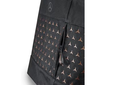  Sac shopping noir pour femme , Coton (bio), Mercedes-Benz