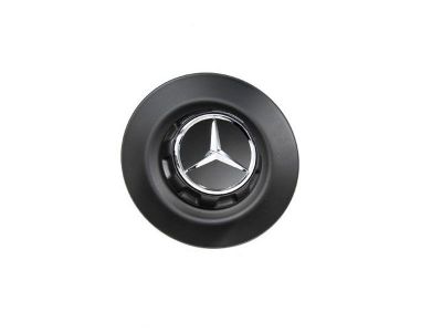 Lot 4 Cache-moyeu Noir Mat 9283 Mercedes AMG G 63