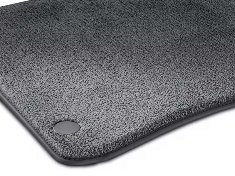 Jeu 3 pièces Tapis Velours EQS W296 - Gris argent- Mercedes-Benz