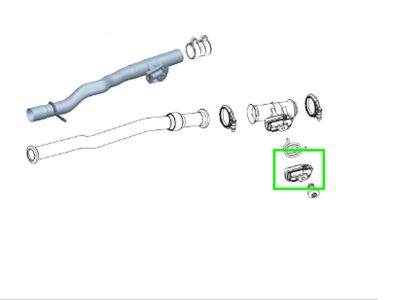 Actuateur Volet Echappement Papillon Classe A W176 Mercedes-Benz