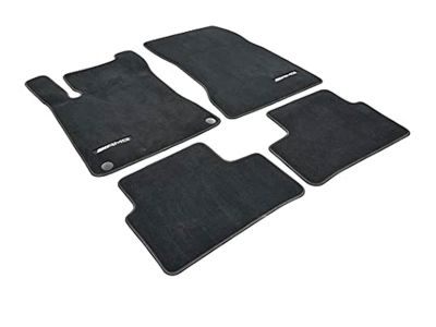 Jeu 4 Tapis en Velours AMG Line Noir GLC W253 Mercedes-Benz