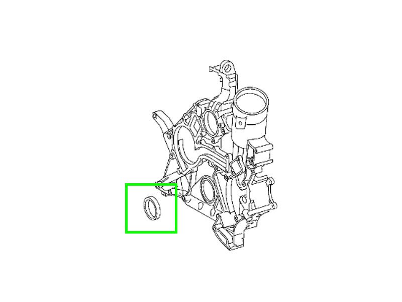 Bague d''étanchéité Vilebrequin AVANT Mercedes-Benz