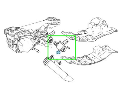 Distributeur Hydraulique CLA Mercedes-Benz