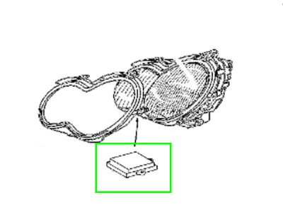Calculateur Bloc Optique Avant Classe C 220 W203 Mercedes-Benz