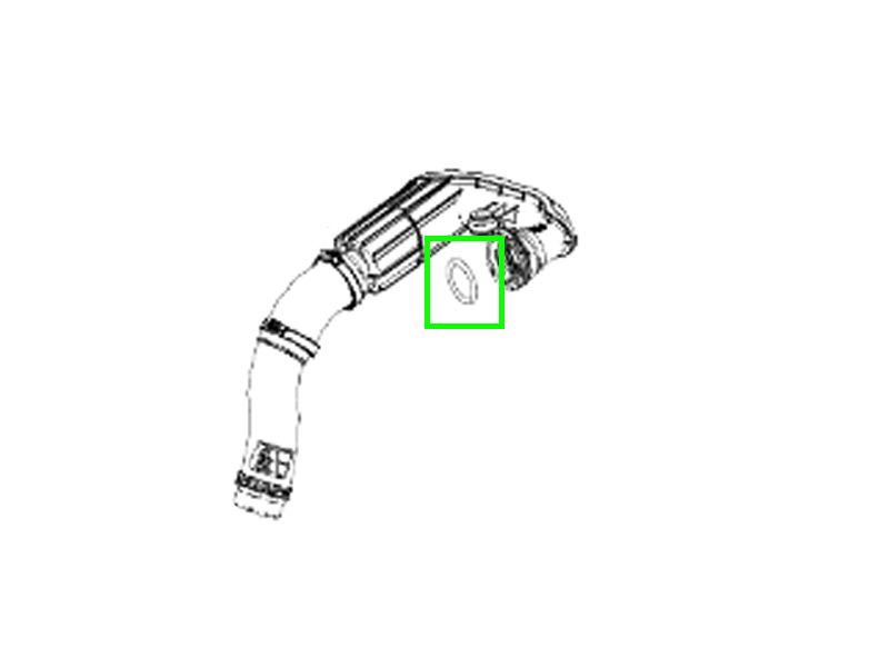 Joint Conduite d'air de suralimentation droite Classe C W205 Mercedes-Benz