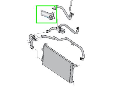 Pompe à Eau GLE W166 Mercedes-Benz