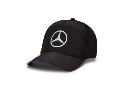 Casquette F1 Lewis Hamilton Noir Liseré Violet Mercedes-AMG