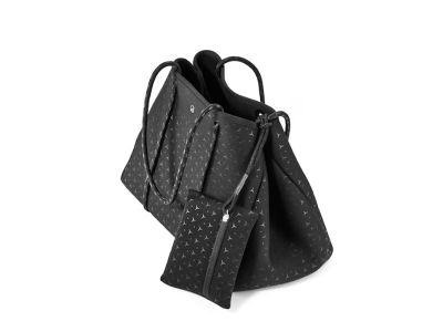 Sac shopping noir et sa trousse de toilette amovible Mercedes-Benz