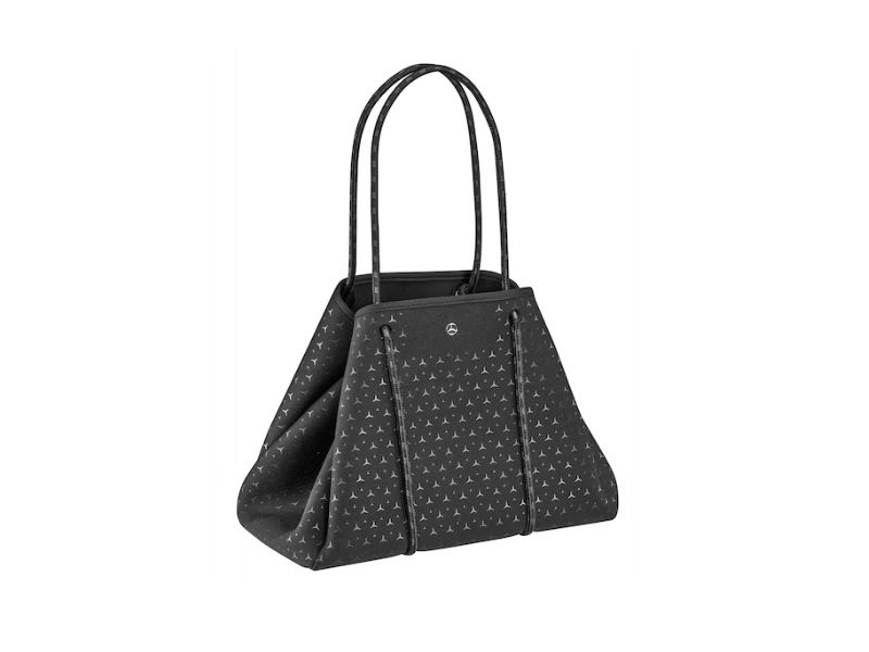 Sac shopping noir et sa trousse de toilette amovible Mercedes-Benz