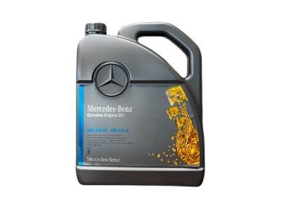 Huile pour Moteur SAE 5W40 MB 229.5 - 5 Litres Mercedes-Benz