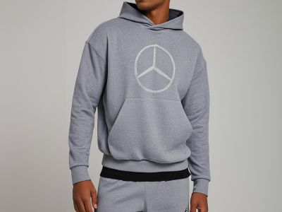 Sweat à capuche Gris unisexe Mercedes-Benz