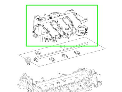 Cache Couvre de Culasse Classe C W205 Mercedes-Benz