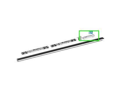 Rail extérieur Gauche Utilitaire W447 Mercedes-Benz