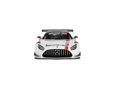 Miniature Mercedes-AMG GT3, C190 , argenté / noir , Minimax, 1:18