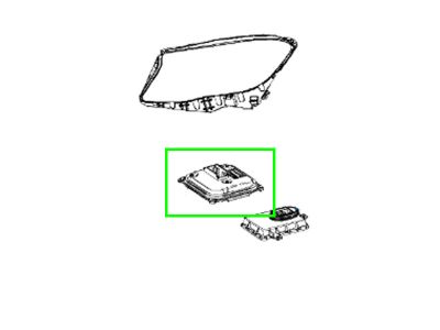 Calculateur Bloc Optique LED Avant GLA W156 Mercedes-Benz