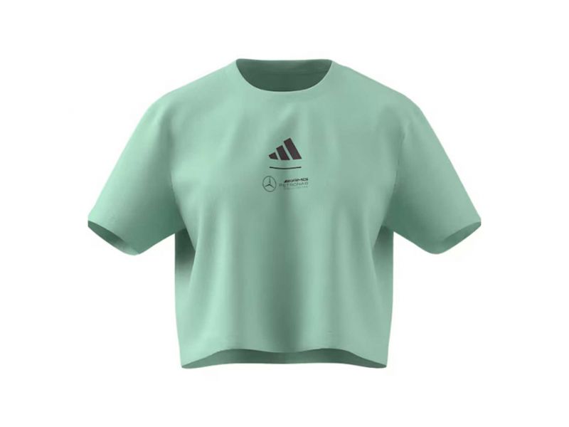 T-shirt Vert Mercedes-AMG F1 X Adidas pour Femme