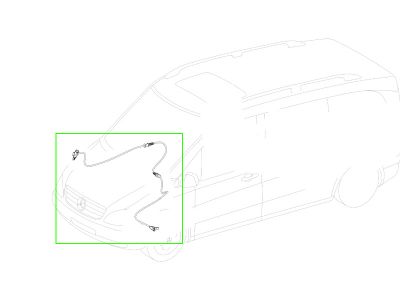 Capteur ABS Indicateur D'Usure Plaquette Frein Avant Classe V W447 Mercedes-Benz